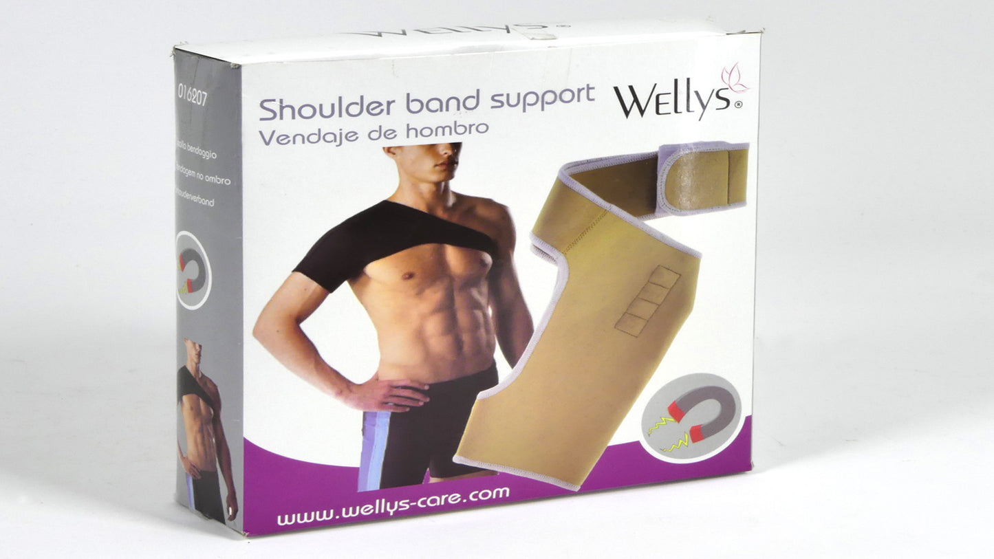 Wellys Magnetische Schouderbandage 'Huidkleur'
