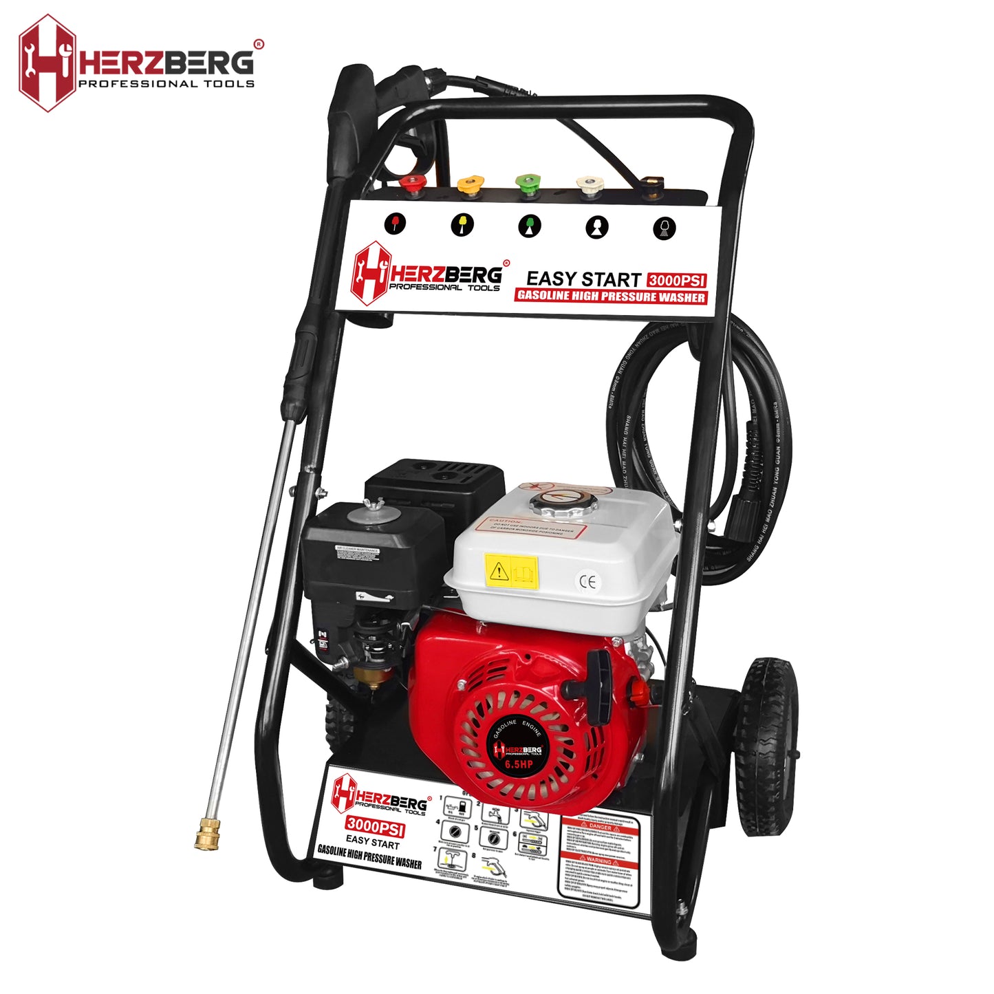 Herzberg Professional Tools Herzberg Hg-2500Psi: Professionele Hogedrukreiniger