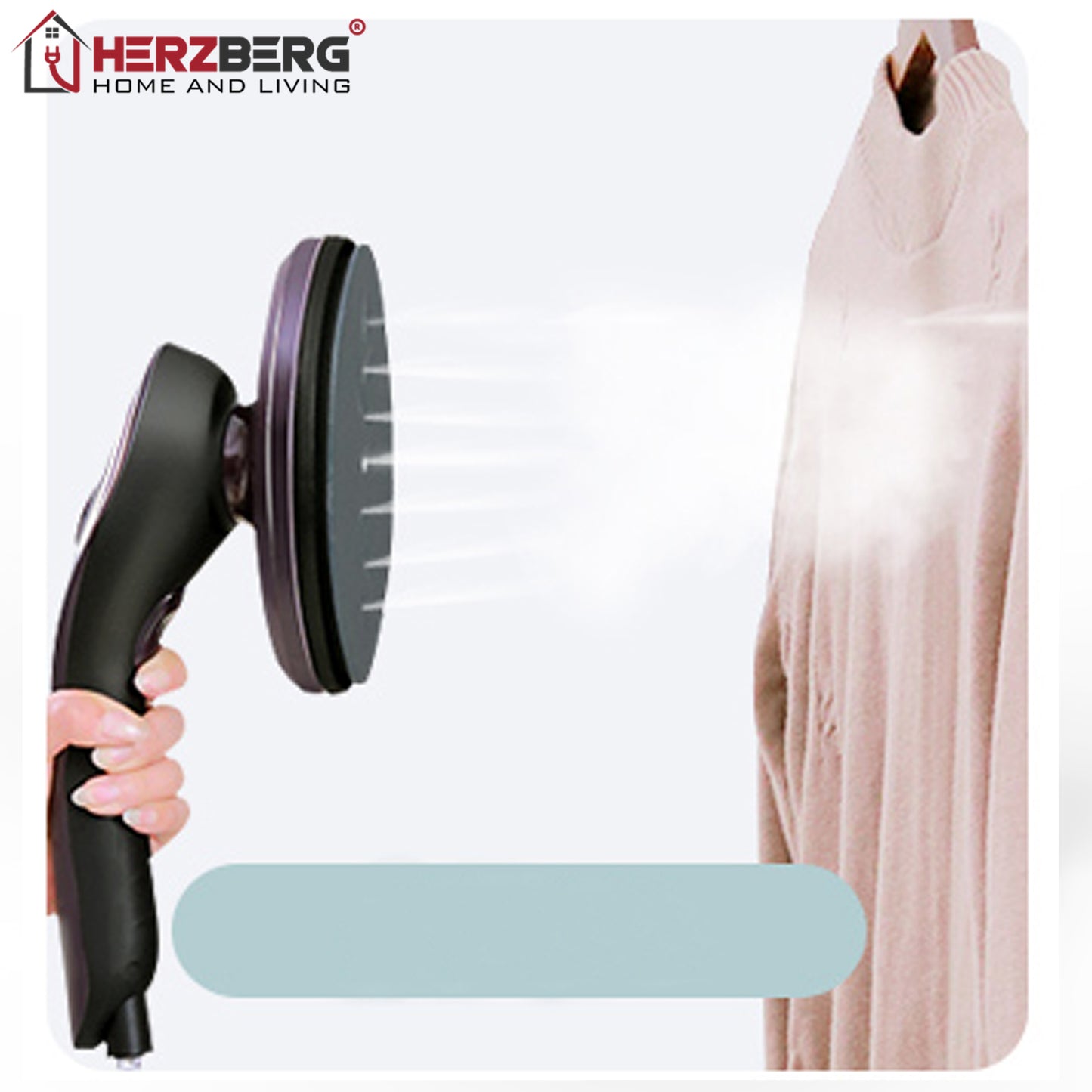 Herzberg Home & Living Herzberg Hg-8057: Multifunctionele Strijkijzerstomer Met Station