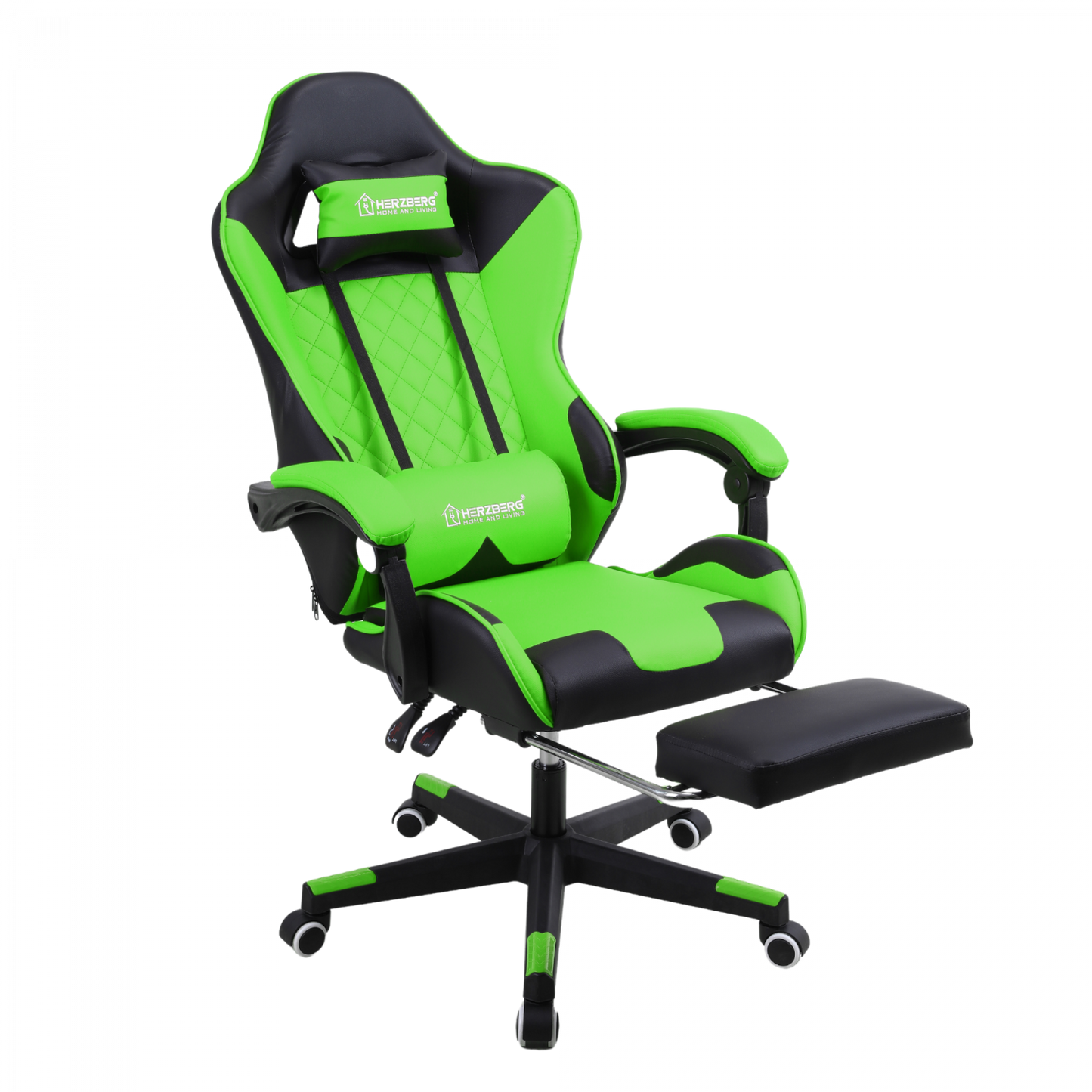 Herzberg Home & Living Herzberg Ergonomische Gaming Of Bureaustoel Groen