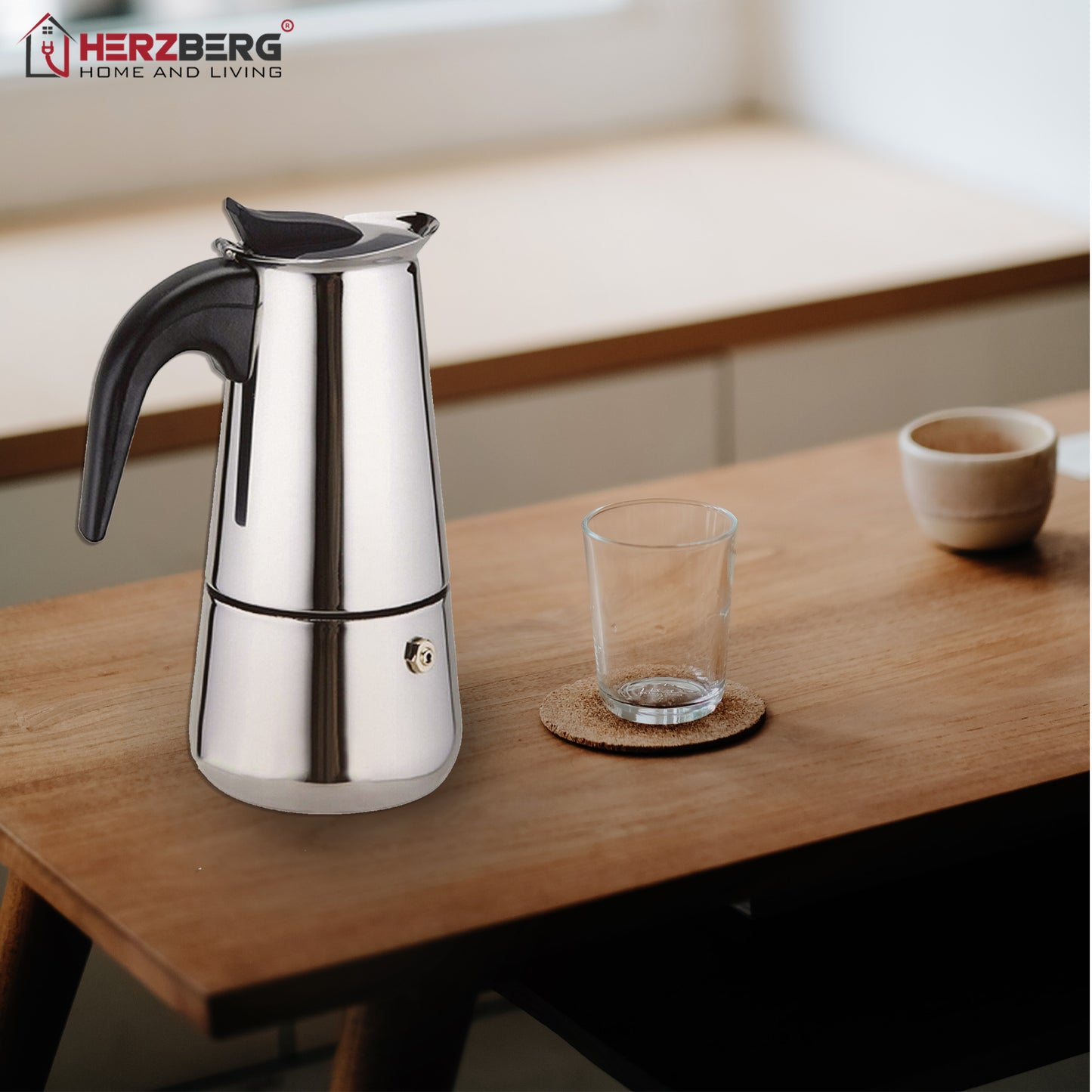 Herzberg Cooking Herzberg Hg-5024: Espressoapparaat Voor 9 Kopjes