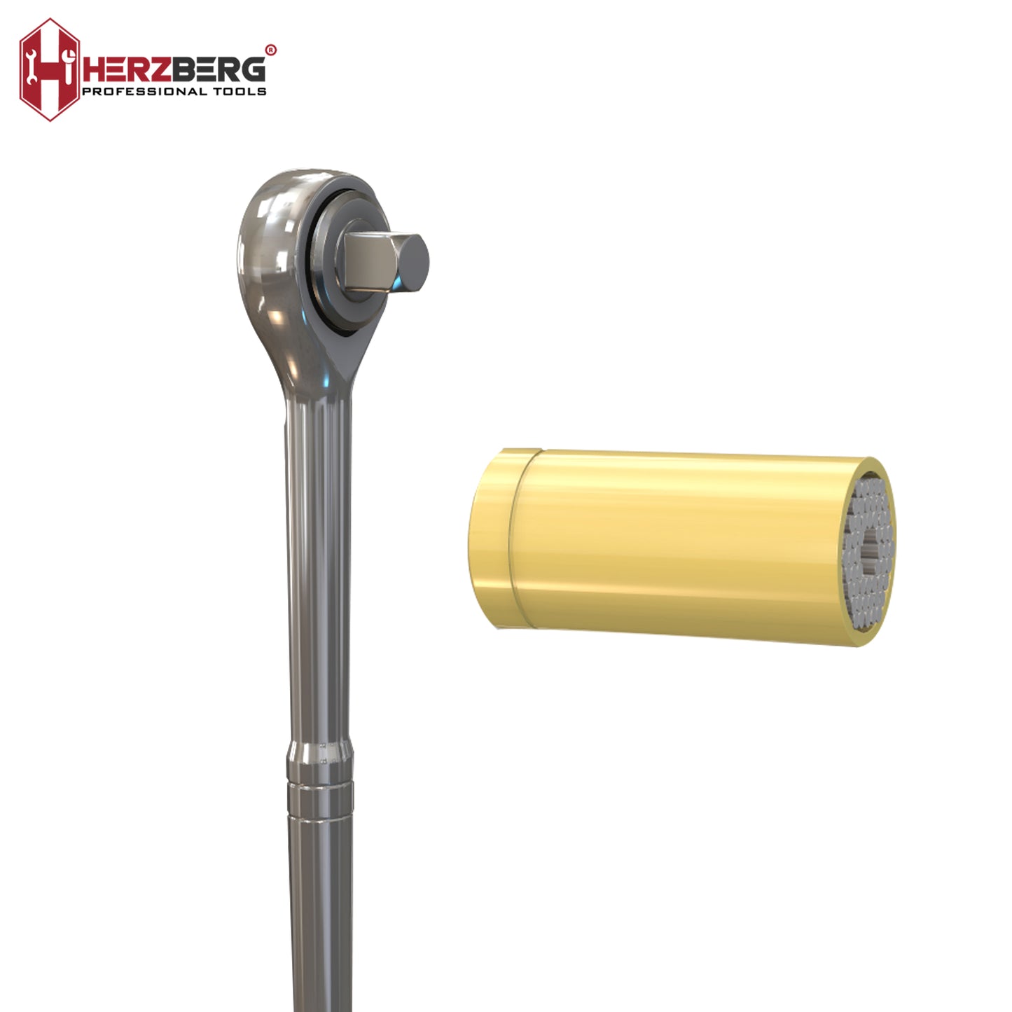 Herzberg Professional Tools Herzberg Hg-5031: 3-Dlg Universele Dopsleutel