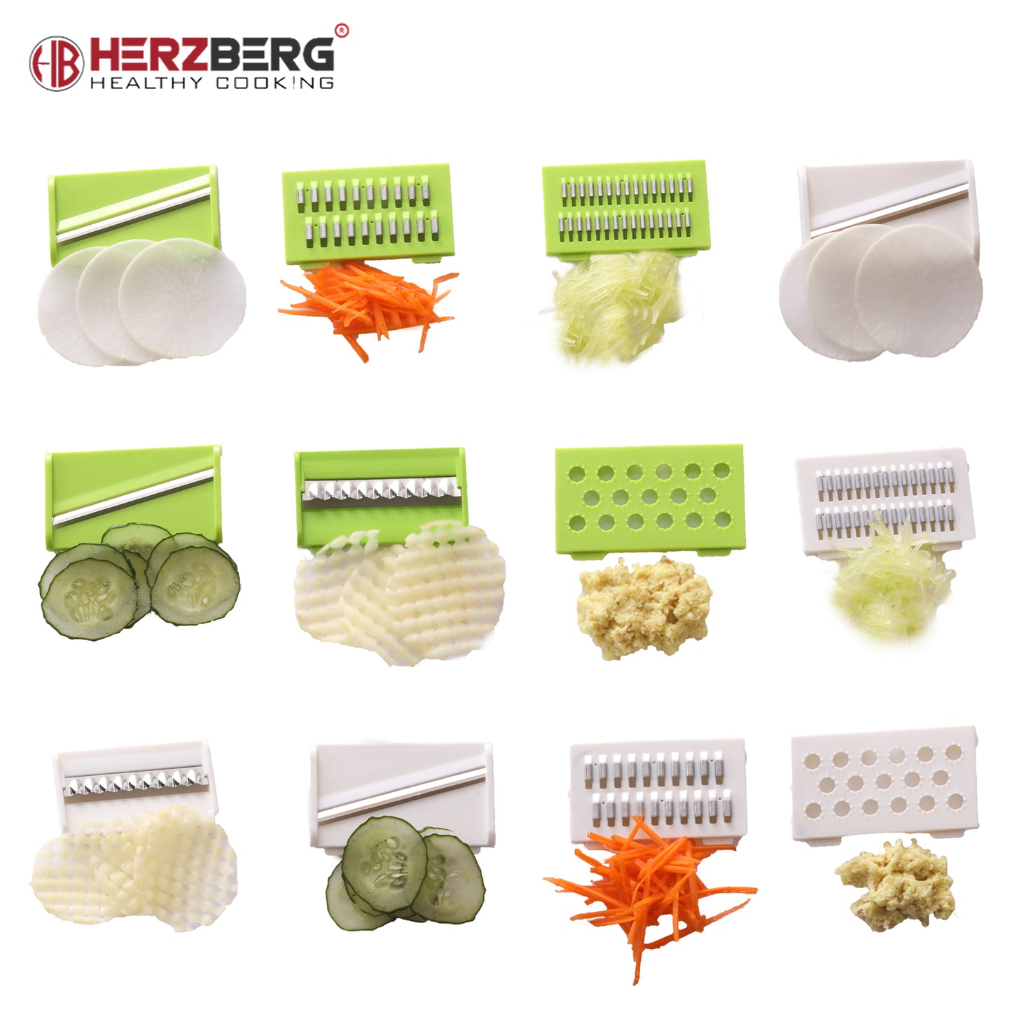 Herzberg Cooking Herzberg Hg-5057: Multifunctionele Spinner Met Chopper