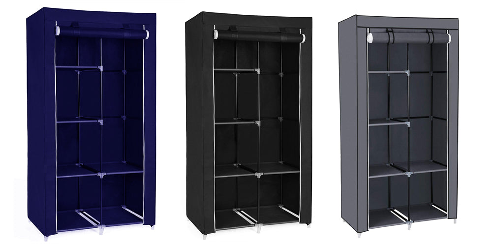 Herzberg Hg-8010: Opberggarderobe - Klein Blauw