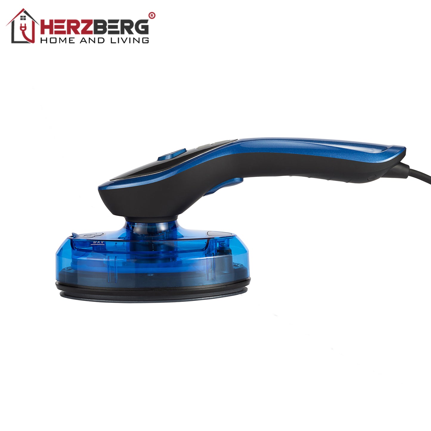 Herzberg Home & Living Herzberg Hg-8056: 2 In 1 Draagbaar Stoom- En Droogstrijkijzer