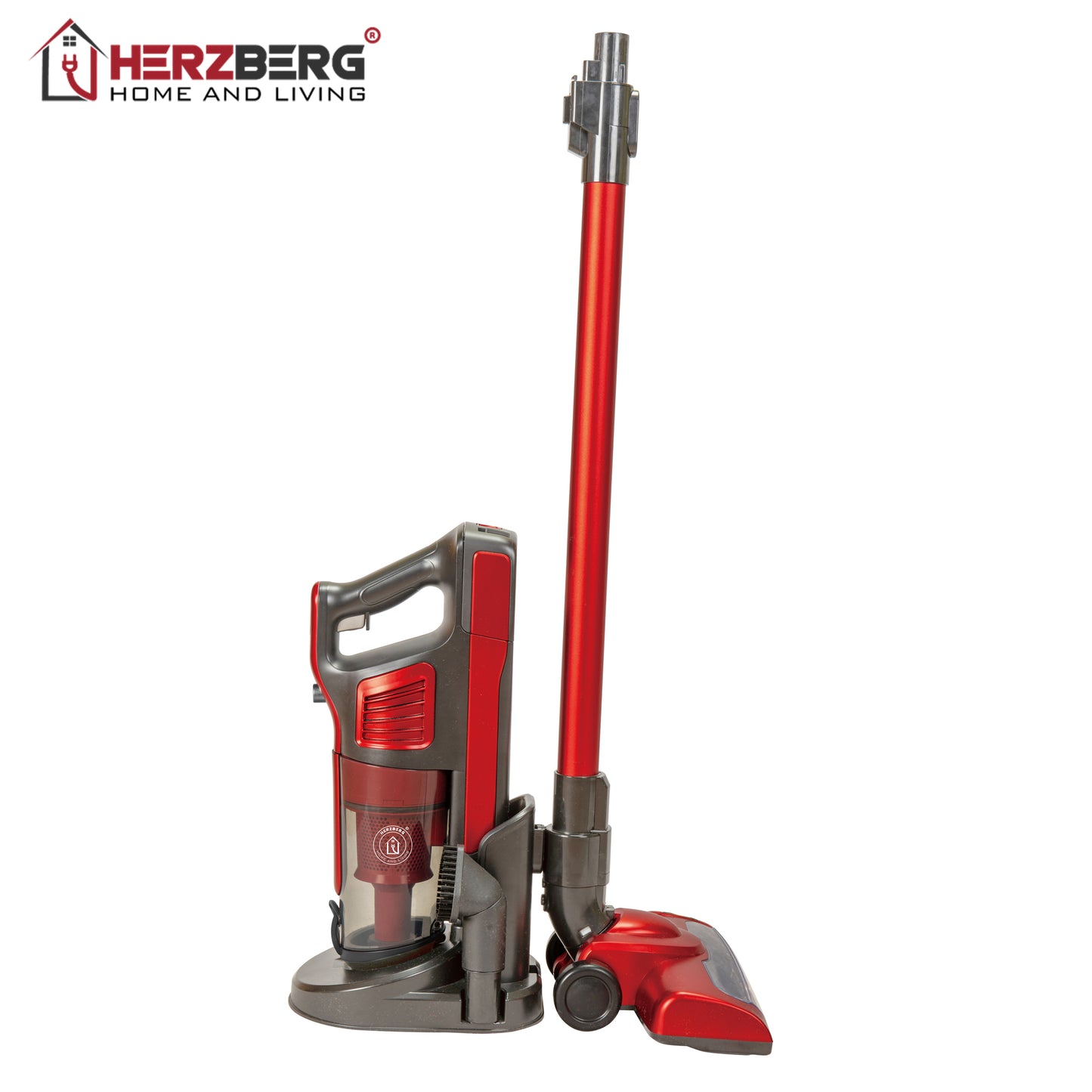 Herzberg Home & Living Herzberg Hg-8074Rd: Oplaadbare Stofzuiger