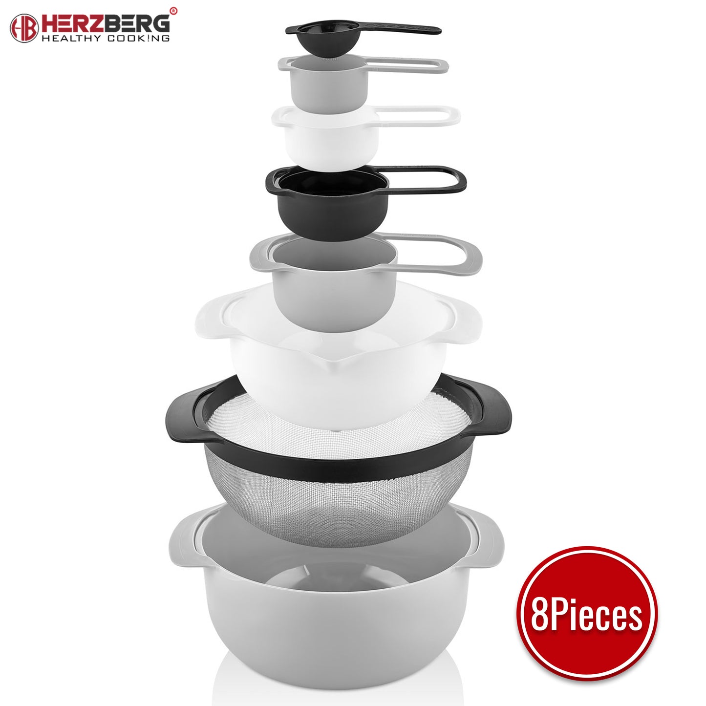 Herzberg Cooking Herzberg 8 In 1 Kom En Maatbekerset