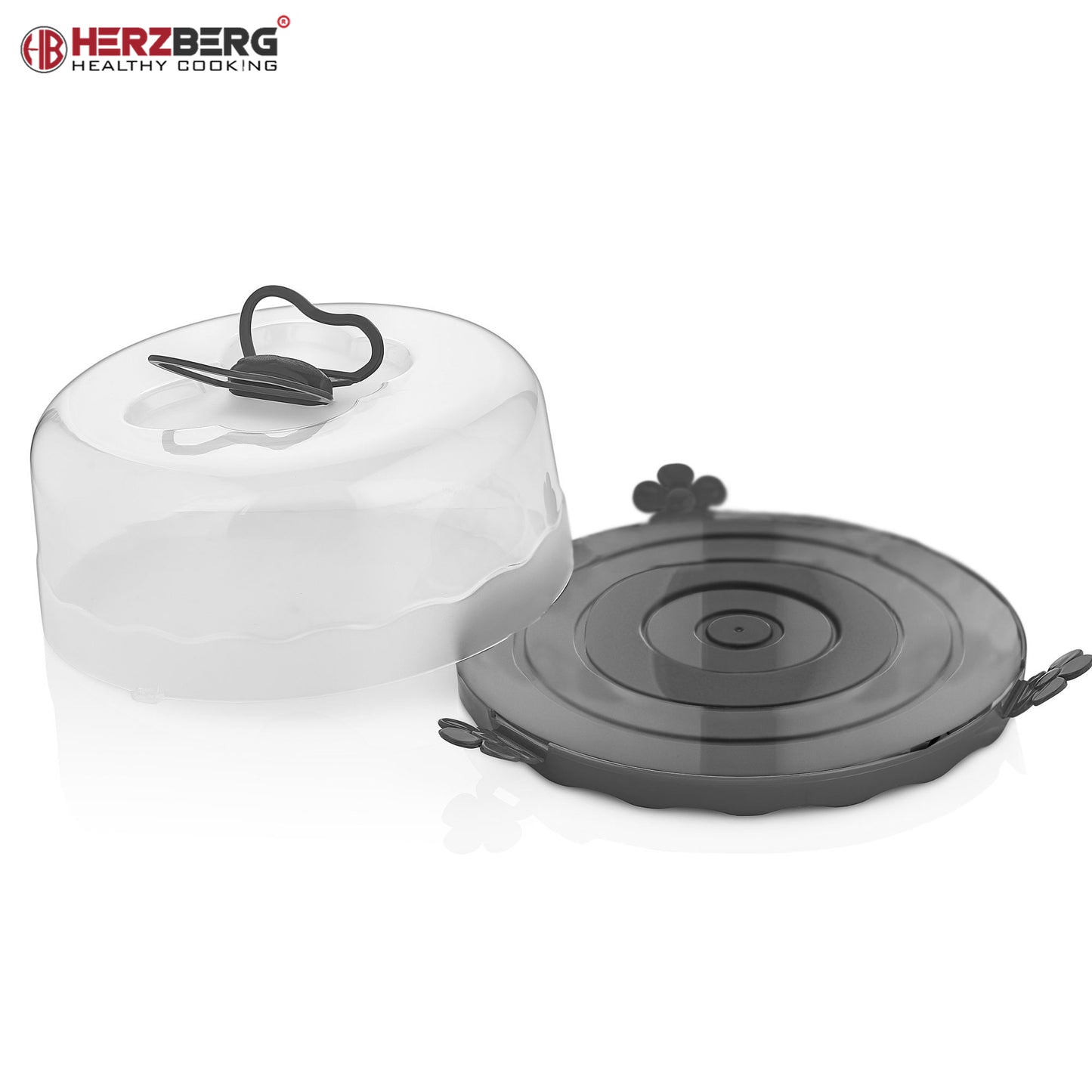 Herzberg Cooking Herzberg Caramel Cake Dome Zwart / Grijs