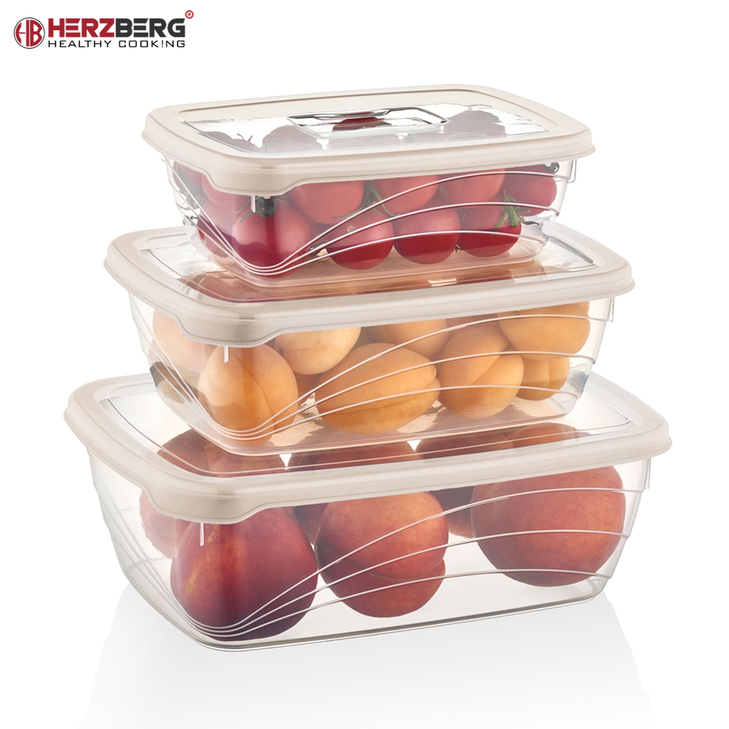 Herzberg Cooking Herzberg 3-Delige Bio Saver Box-Set Rood