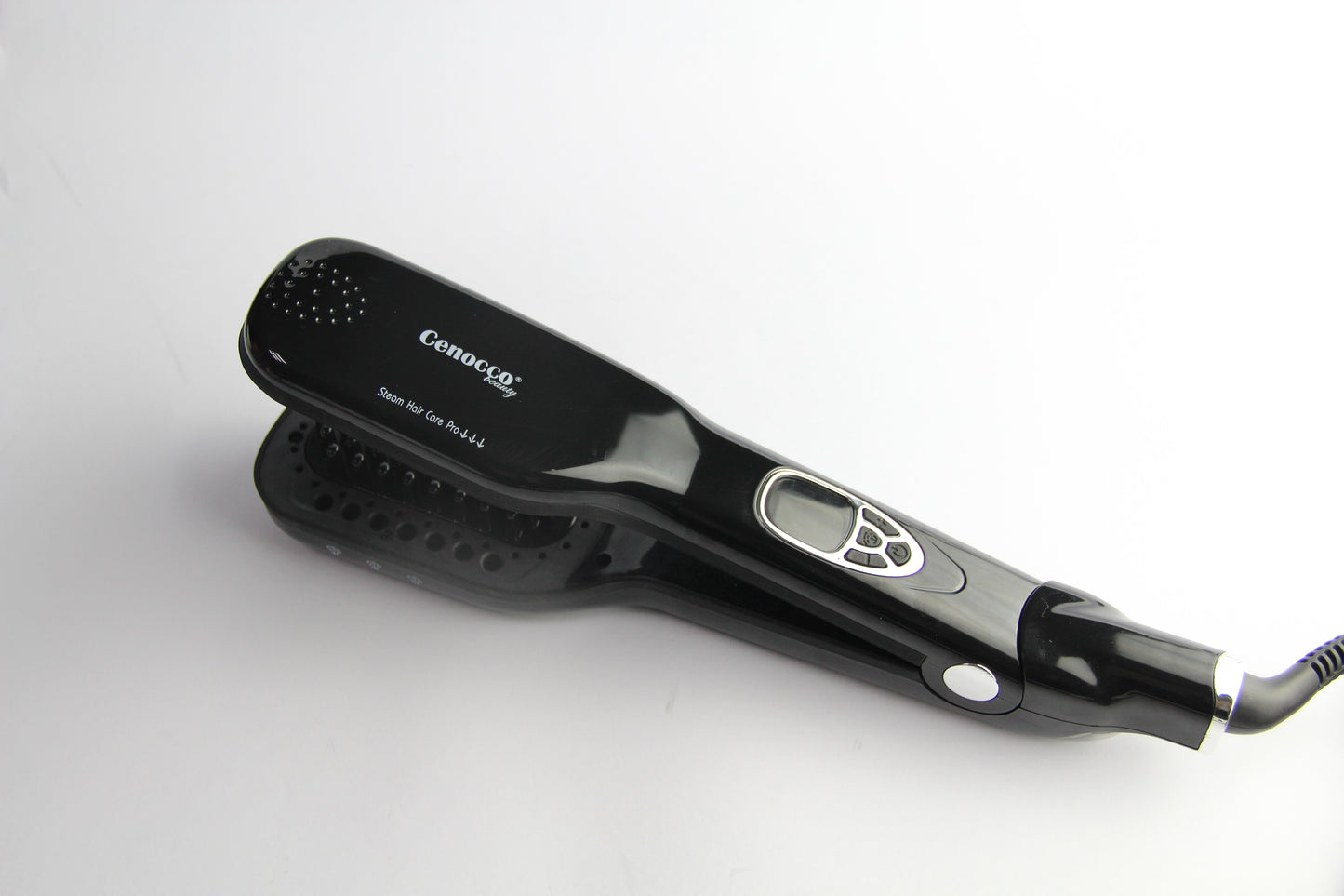Cenocco Beauty Cenocco Schoonheid: 4 In 1 Stoomstrijkijzer Haarborstel Oplossing Zwart