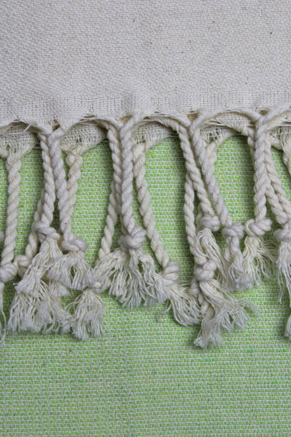 Coton D'or Peshtemal Ps-113:Katoen Beach Peshtemal Handdoeken 95X185 - Dual Color Blauw