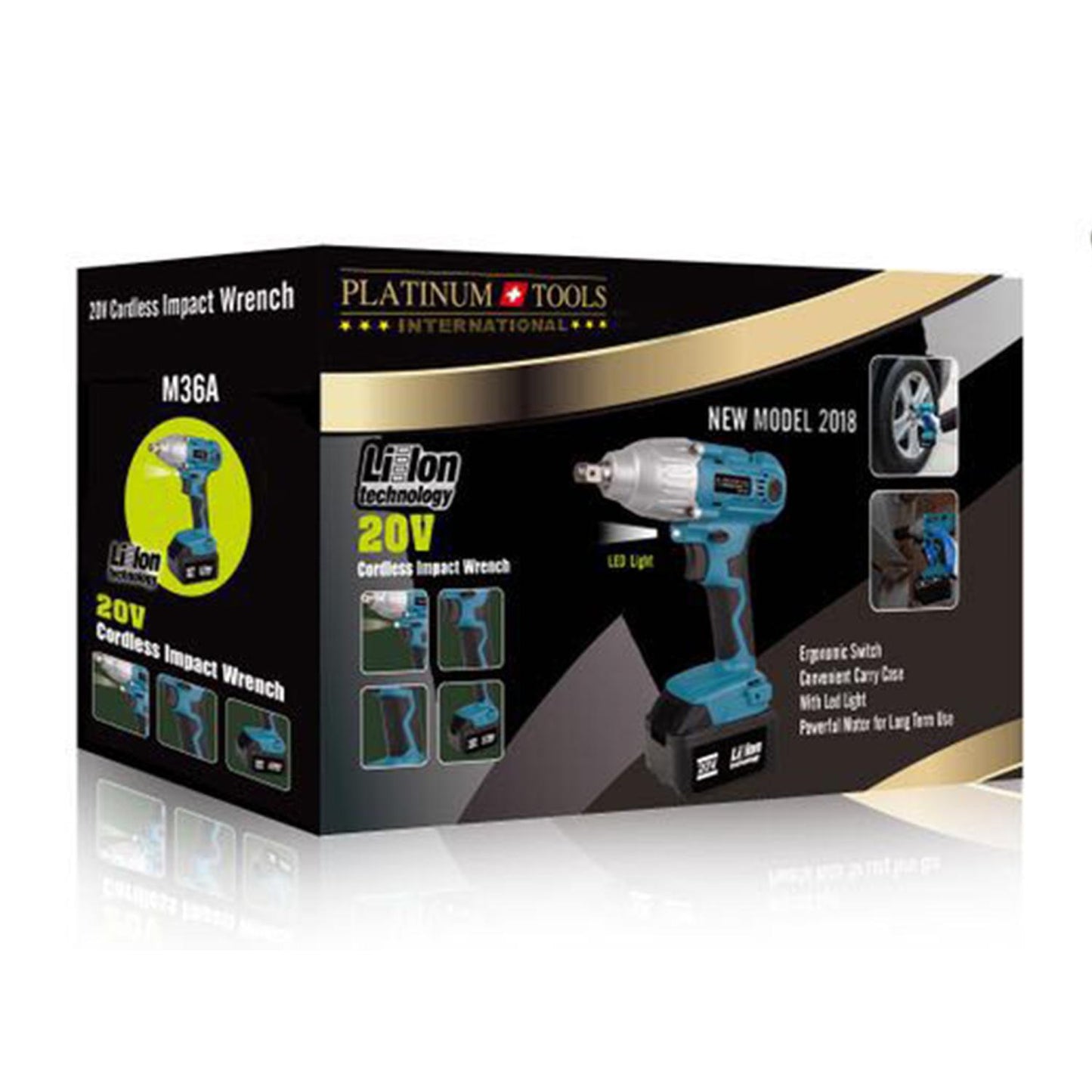 Royalty Line Platinum Tools Draadloze Slagmoersleutel 20V