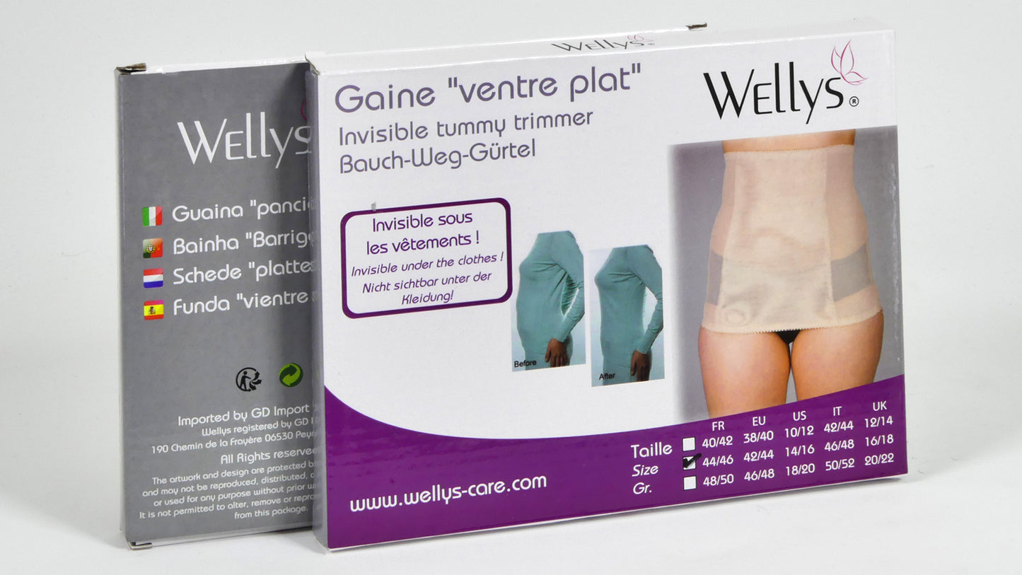 Wellys Onzichtbare Buiktrimmer/Platte Buikschede (40-42 Zwart)