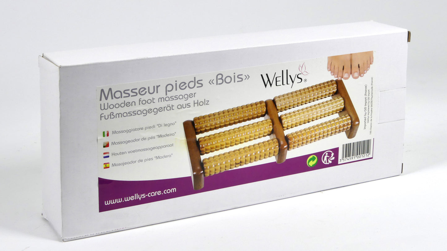 Wellys Houten Voetmassageapparaat