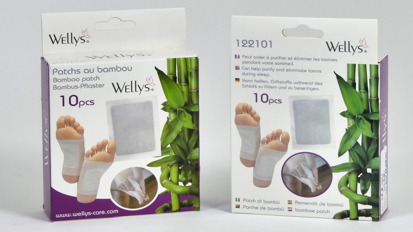 Wellys 10 Stuks Bamboe Patch 'Lavendel'