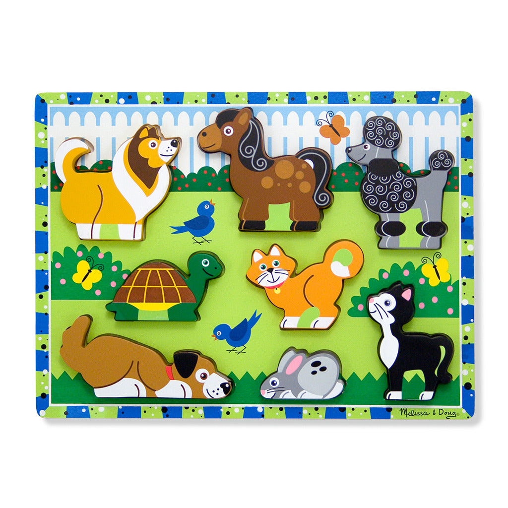 Melissa & Doug Melissa &amp; Doug Houten Puzzel Huisdieren