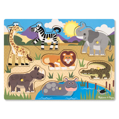 Basic Houten Puzzel Wilde Dieren