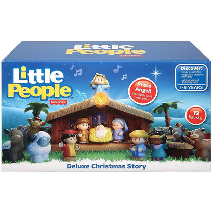 Fisher Price Little People Kerststal Met Lichtgevende Engel