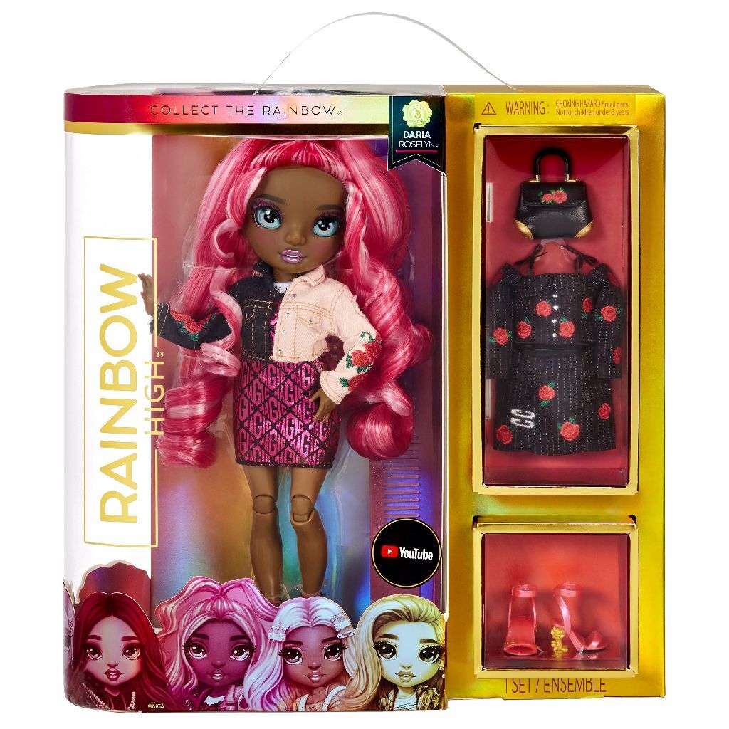 Rainbow High Fashion Pop Daria Roselyn Rose