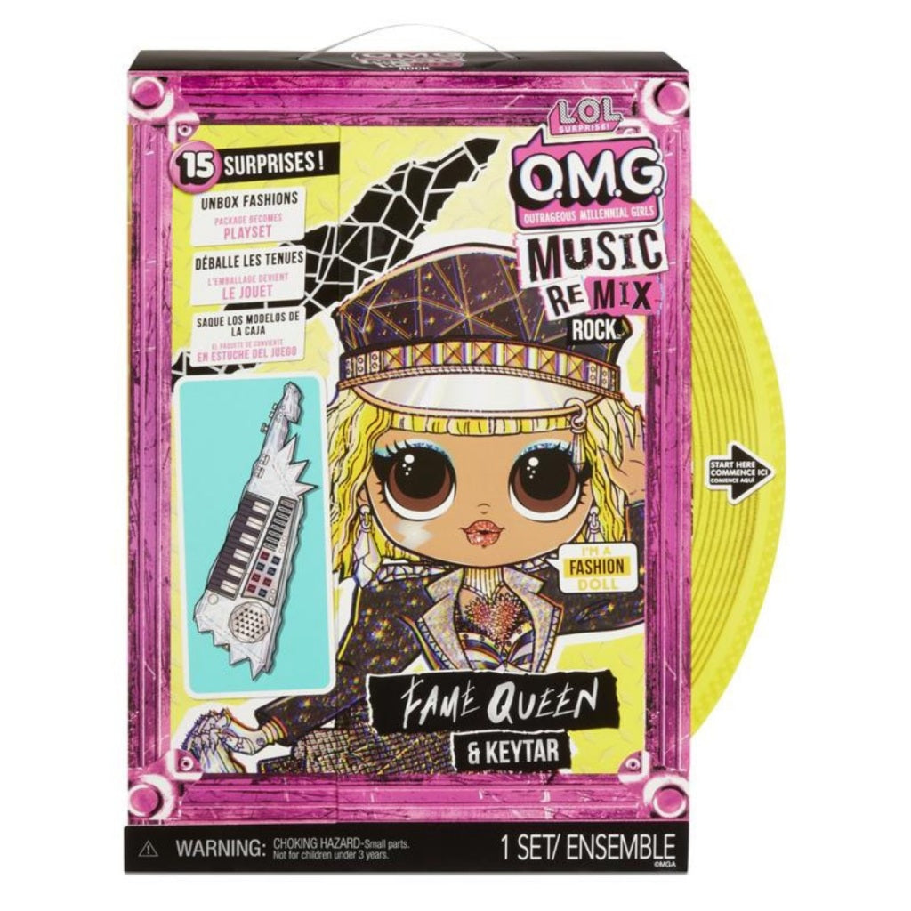 L.o.l. Surprise Lol Surprise! Omg Remix Rock Fame Queen Met Gitaar