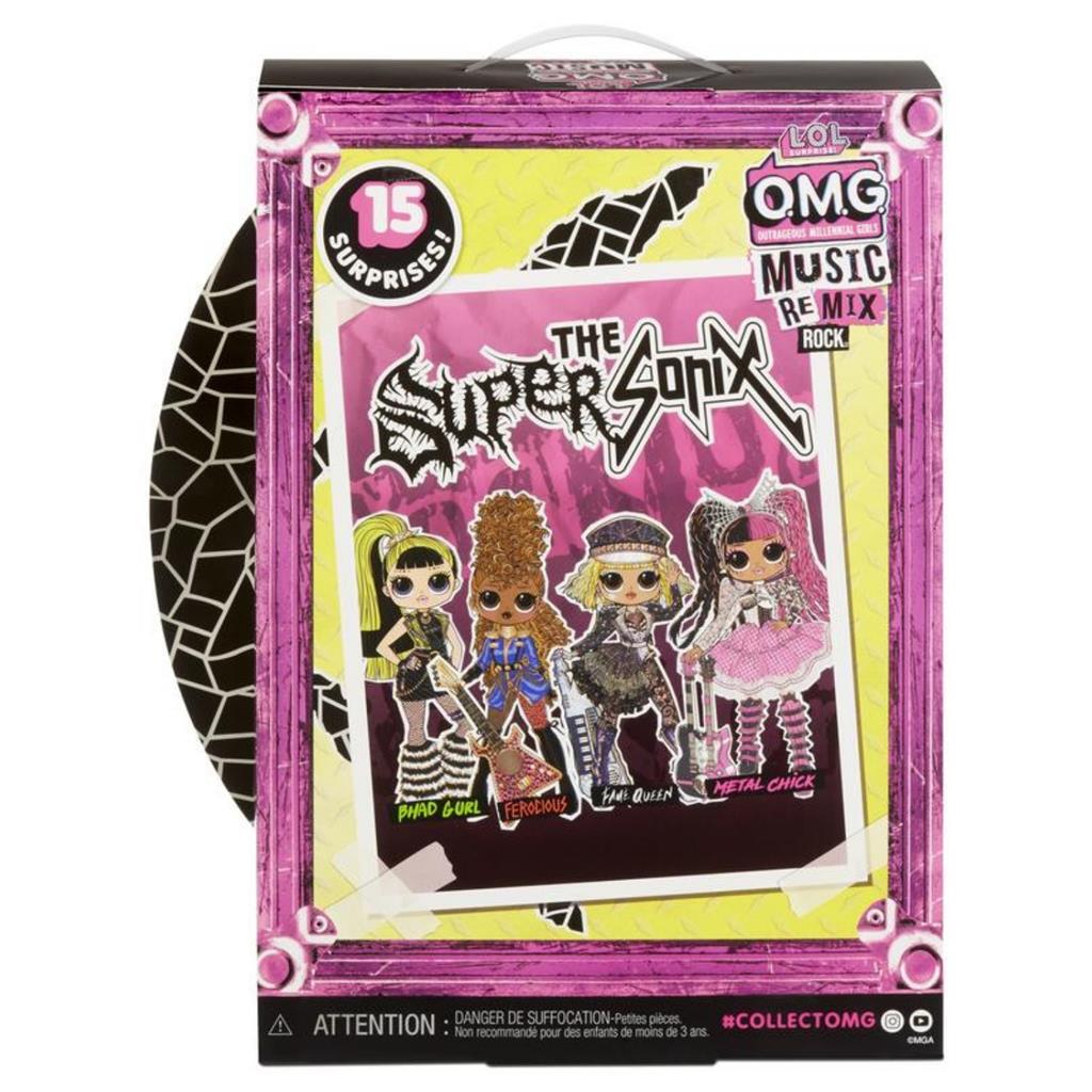 L.o.l. Surprise Lol Surprise! Omg Remix Rock Fame Queen Met Gitaar