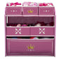 Delta Children Prinsessen Tb83455Gn Houten Opbergkast 67,5Cm Wit/Roze