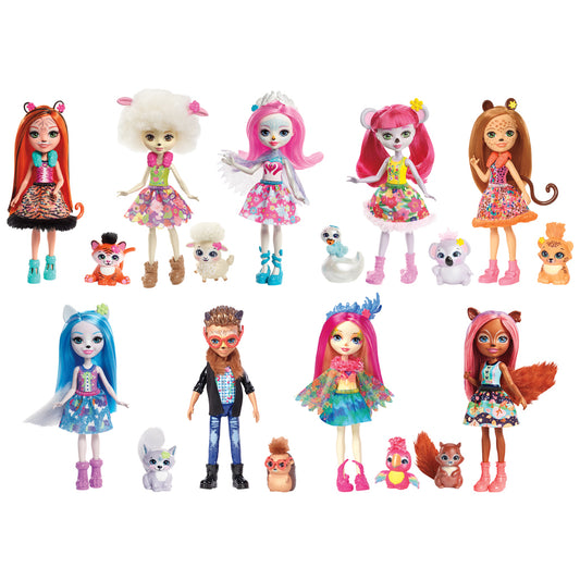 Mattel Enchantimals Pop Met Dierenvriendje + Accessoires Assorti