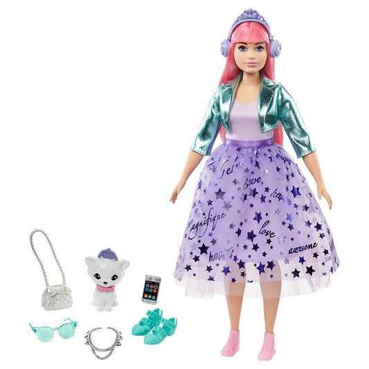 Barbie Princess Adventure Prinses Daisy + Huisdier En Accessoires