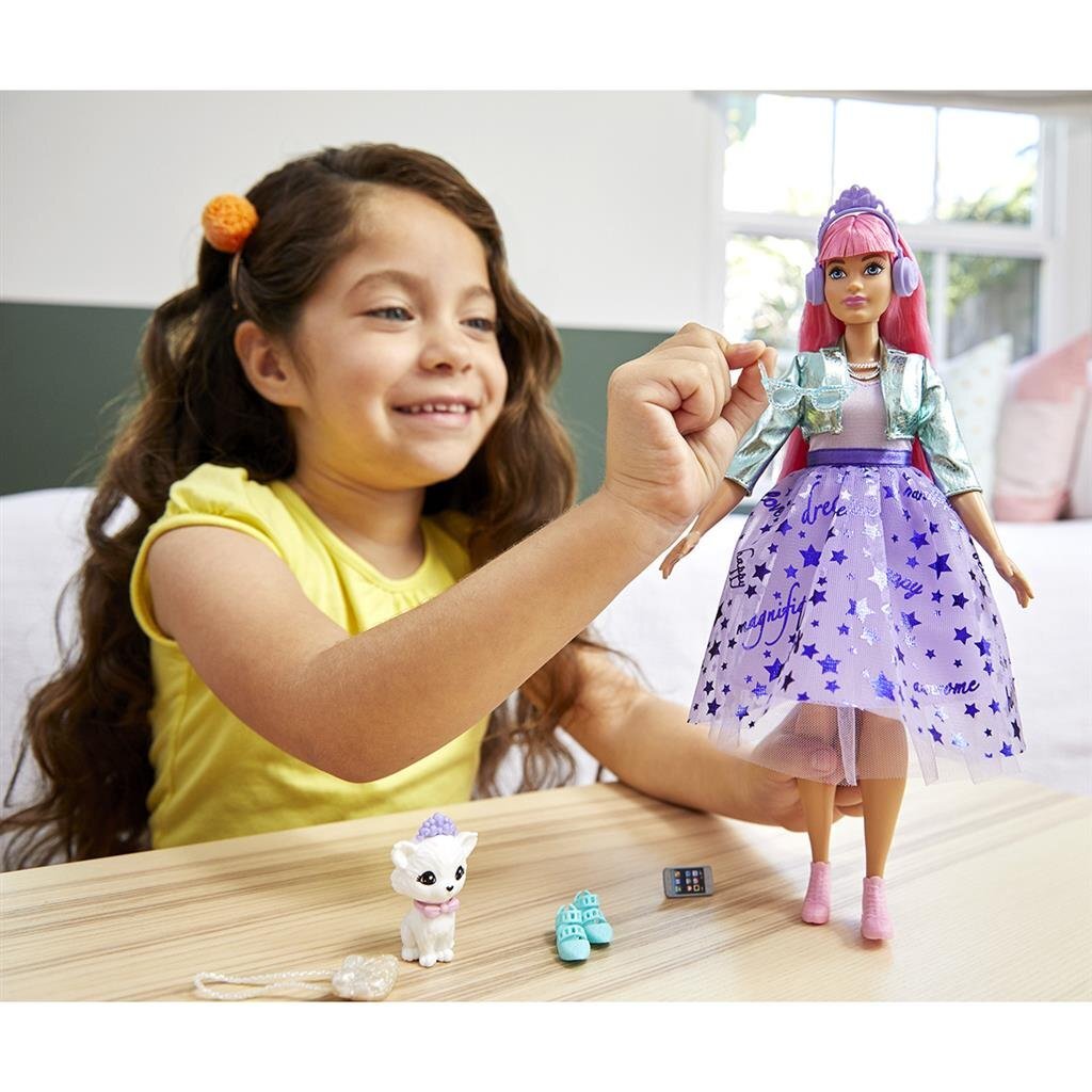 Barbie Princess Adventure Prinses Daisy + Huisdier En Accessoires