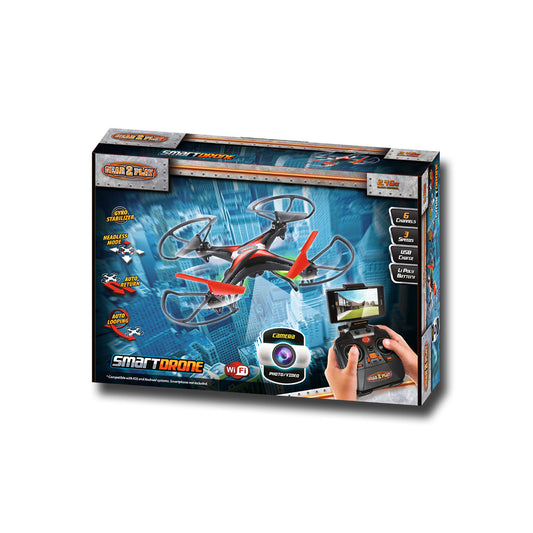 Silverlit Airraiders Rc Wifi Smart Drone + Hd Camera