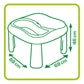 Smoby Zand-Watertafel 69X69X46 Cm