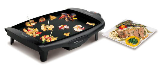 Tefal Cb5005 Plancha Compact Tafelgrill 1800W Zwart