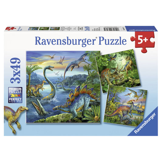 Ravensburger 3 Dinosauriã«Rs Puzzels 3X49 Stukjes