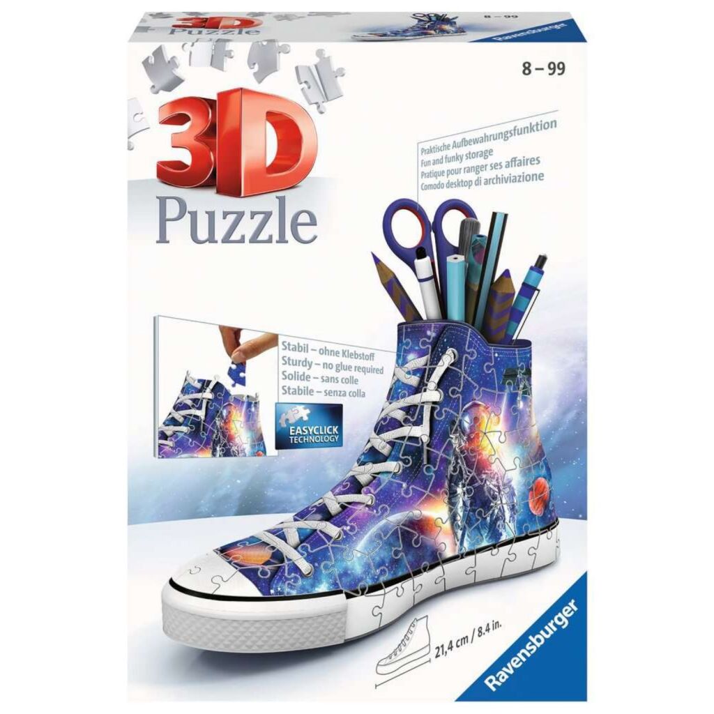 Ravensburger 3D Puzzel Sneaker Astronaut-Galaxy 108 Stukjes