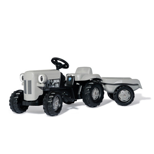 Rolly Toys Rollykid Fergie Tractor Met Aanhanger Grijs
