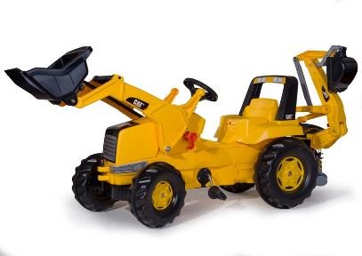 Rolly Toys 813001 Rollyjunior Cat Tractor Met Lader En Graafarm