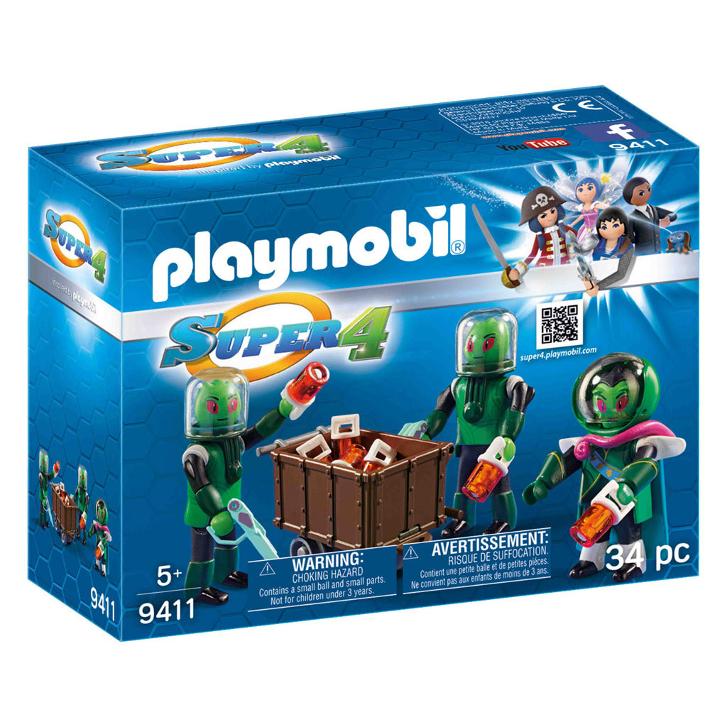 Playmobil 9411 Super 4 Sykronian Buitenaardse Wezens