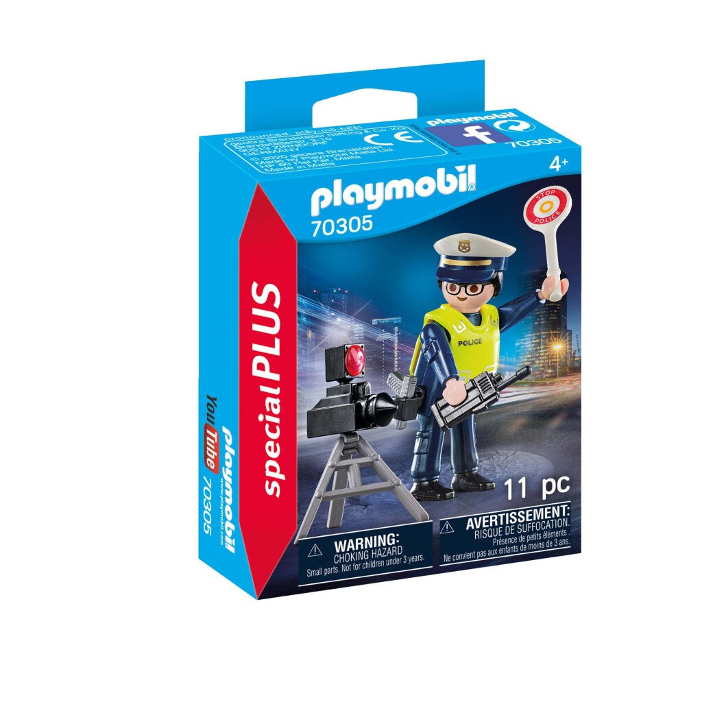 Playmobil 70305 Special Plus Politieman Flitscontrole