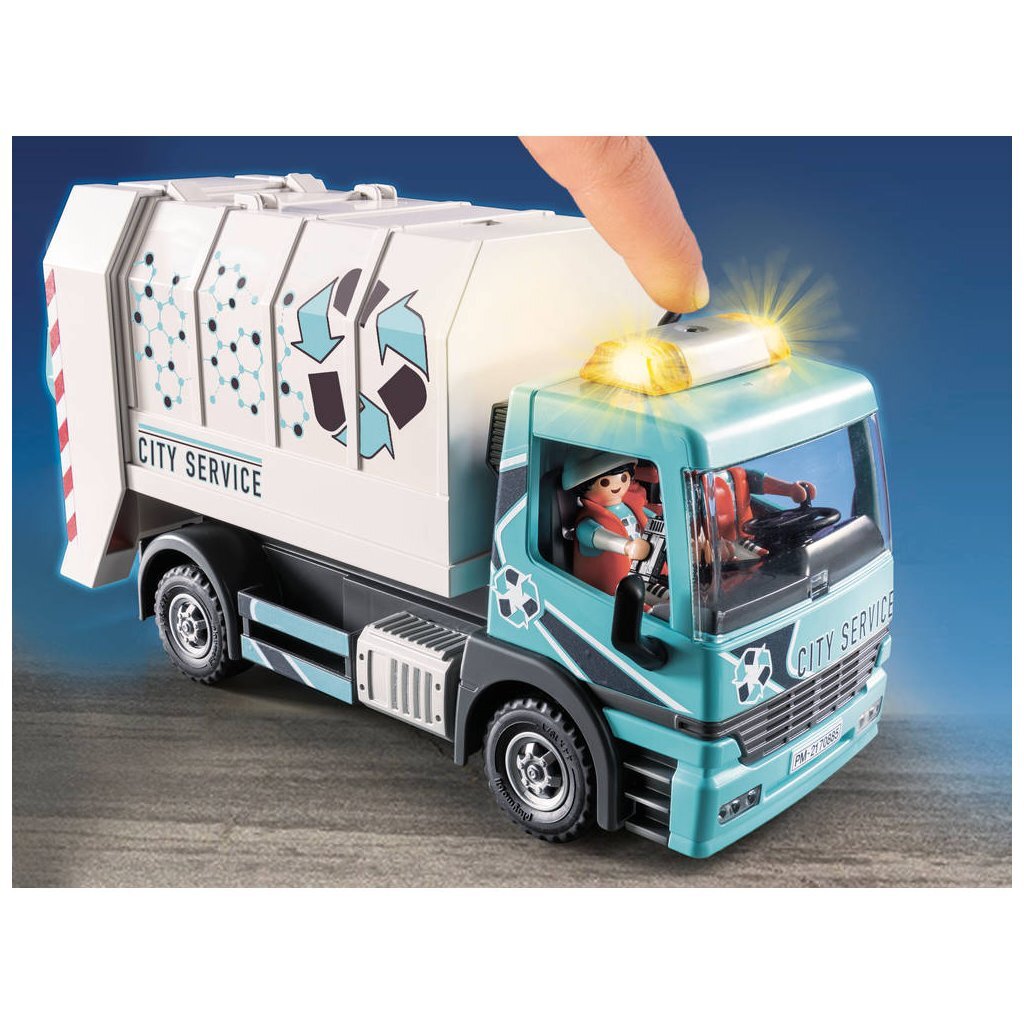 Playmobil 70885 City Life Vuilniswagen Met Knipperlicht