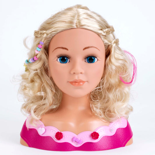 Basic Kapkop Met Make-Up En Haar-Accessoires 33 Cm