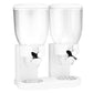 Hi Ontbijtgranen Dispenser 2 X 3,5 L Wit