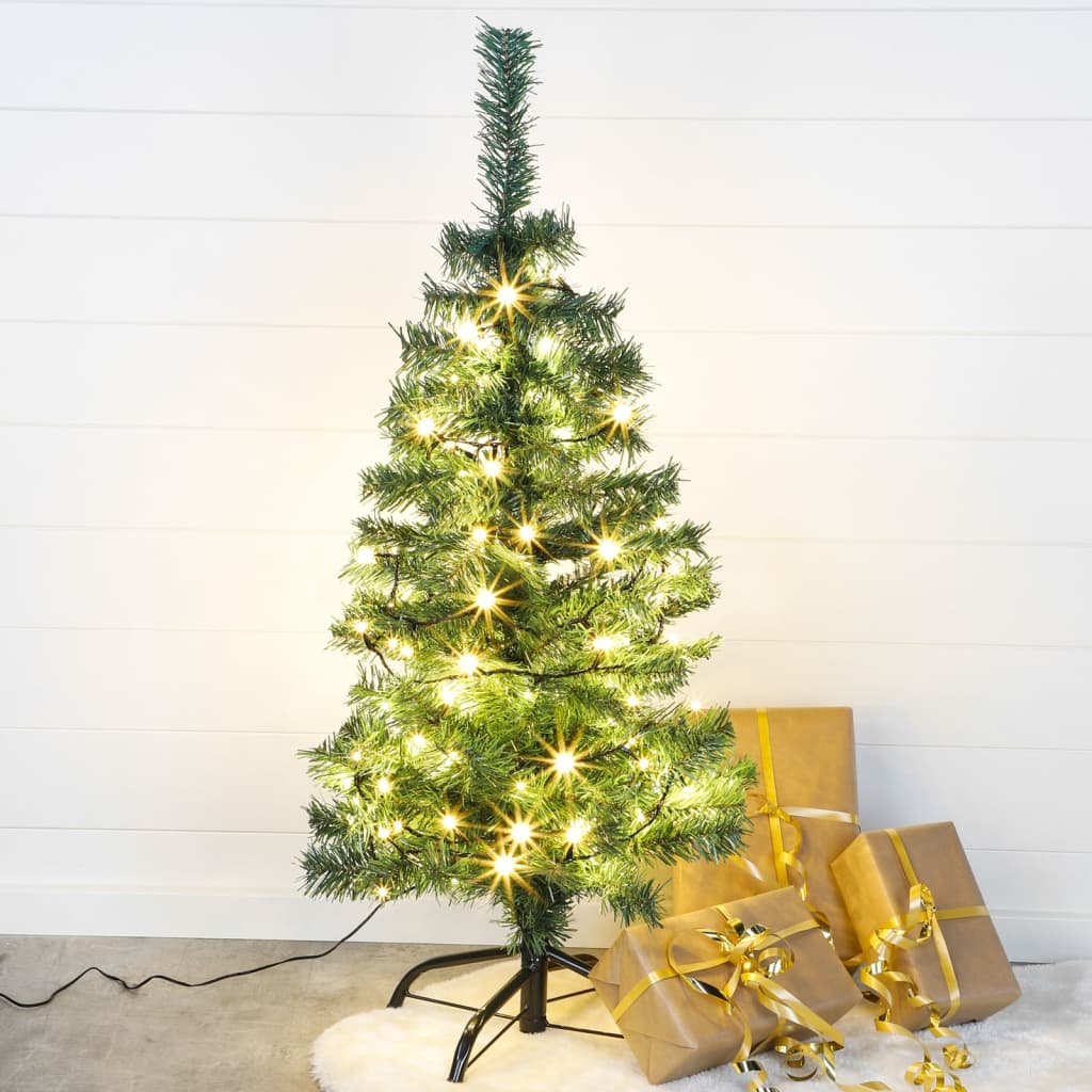Hi Kerstboom Met Metalen Standaard 90 Cm Groen