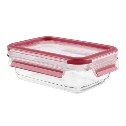 Tefal K30104 Masterseal Glazen Vershoudbakje 1.3L Rood