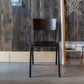 Eetkamerstoel Houten Design Zwart School