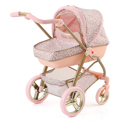 Hauck-Toys Little Diva Poppenwagen Goud/Roze