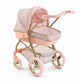 Hauck-Toys Little Diva Poppenwagen Goud/Roze