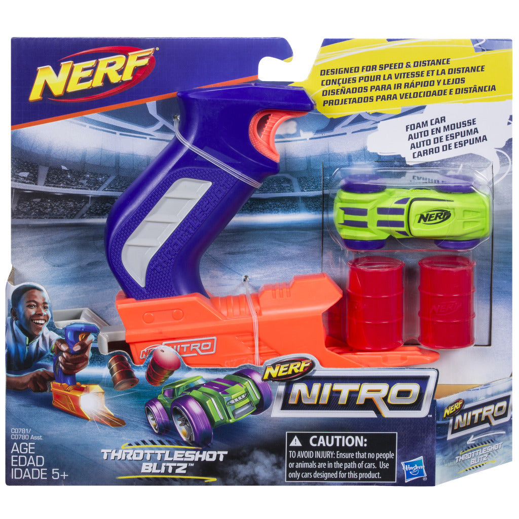 Nerf Nitro Throttle Blitz Set Assorti