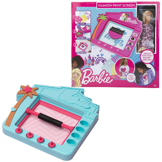 Barbie Kleding Ontwerp Print Studio Met Pop