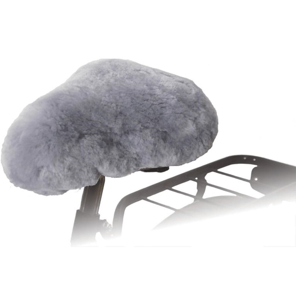 Willex Fietszadelhoes Schapenvacht Grijs 30135
