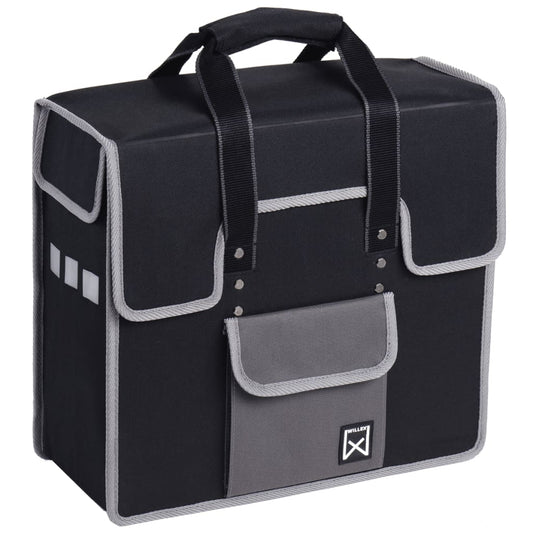 Willex Fietstas 18 L Zwart En Grijs 10102